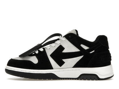 OFF-WHITE Out Of Office OOO Low Tops White Black Suede