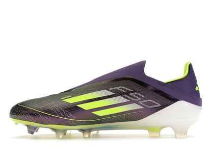 adidas Laceless F50 Elite Fast Reborn FG Purple Lucid Lemon