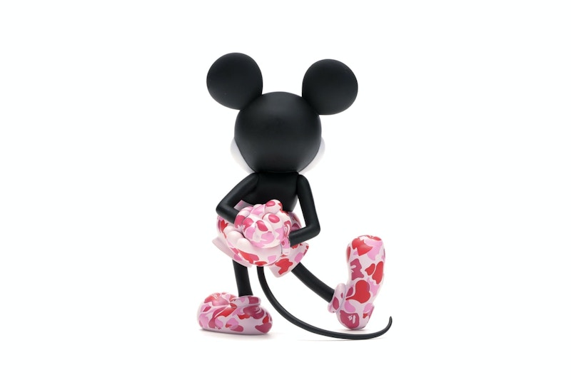 BAPE x Mickey Mouse 90th Anniverary Figure Red Camo