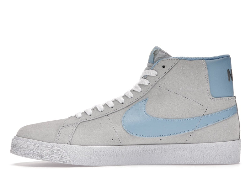 Nike SB Blazer Mid Soft Grey Baby Blue