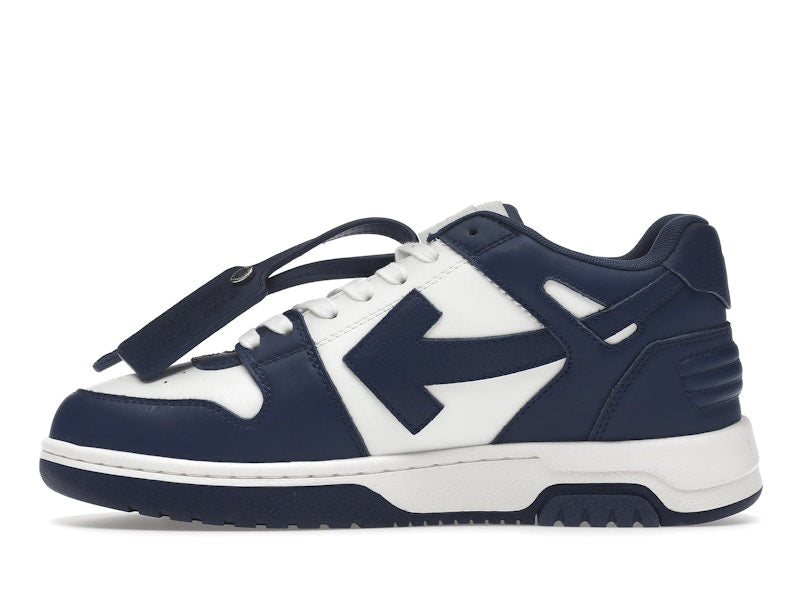 OFF-WHITE Out Of Office "OOO" Low Tops Dark Blue White