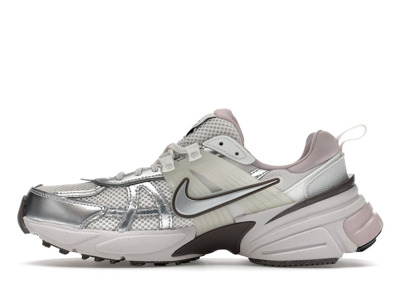 Nike V2K Run Platinum Tint Summit White Cave Stone Metallic Silver (Women's)