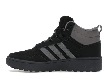 adidas Hoops 4.0 Mid Black Grey Four