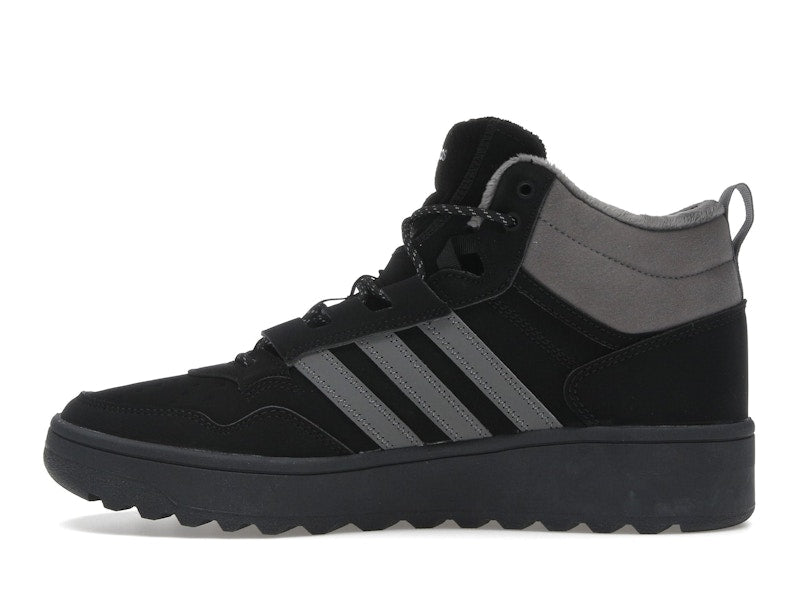 adidas Hoops 4.0 Mid Black Grey Four
