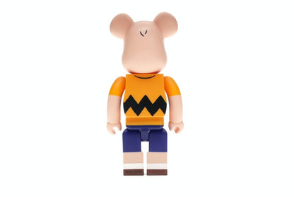 Bearbrick Charlie Brown 400% Yellow