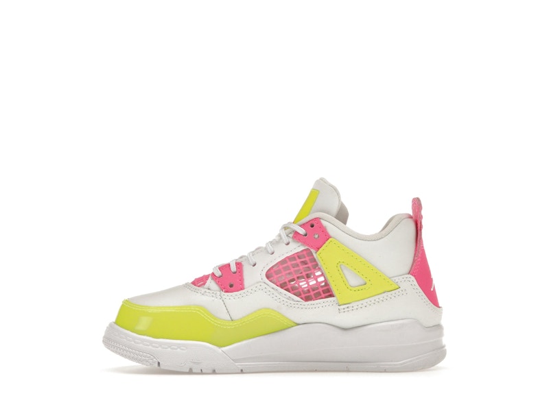 Jordan 4 Retro White Lemon Pink (PS)