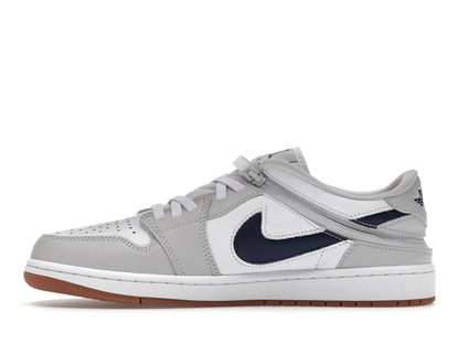 Jordan 1 Low EasyOn White Neutral Grey Gum Midnight Navy