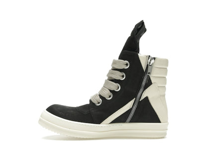 Rick Owens Geobasket Jumbo Lace High Black Milk (Women's)