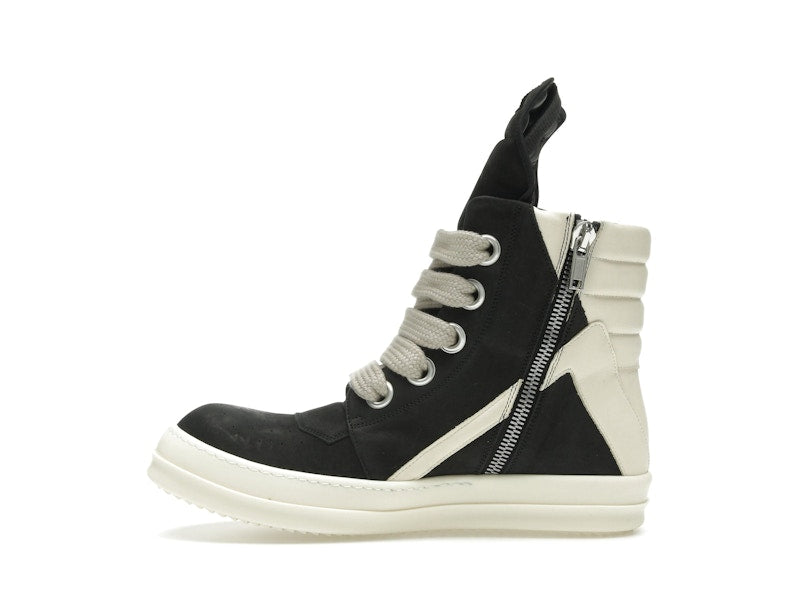 Rick Owens Geobasket Jumbo Lace High Black Milk (Women's)
