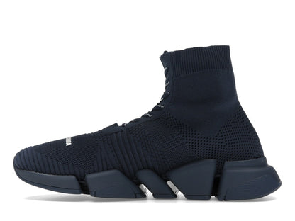 Balenciaga Speed 2.0 Lace Up Recycled Dark Blue