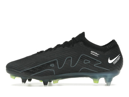 Nike Zoom Mercurial Vapor 15 Elite SG-Pro Anti-Clog Traction Black White Volt