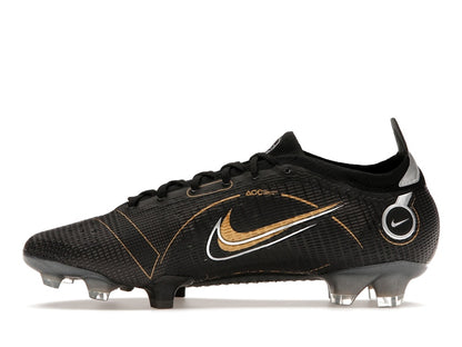 Nike Mercurial Vapor 14 Elite FG Black Metallic Silver Cave Stone Metallic Gold