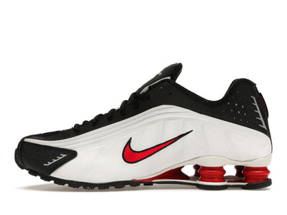 Nike Shox R4 Platinum Tint University Red Black