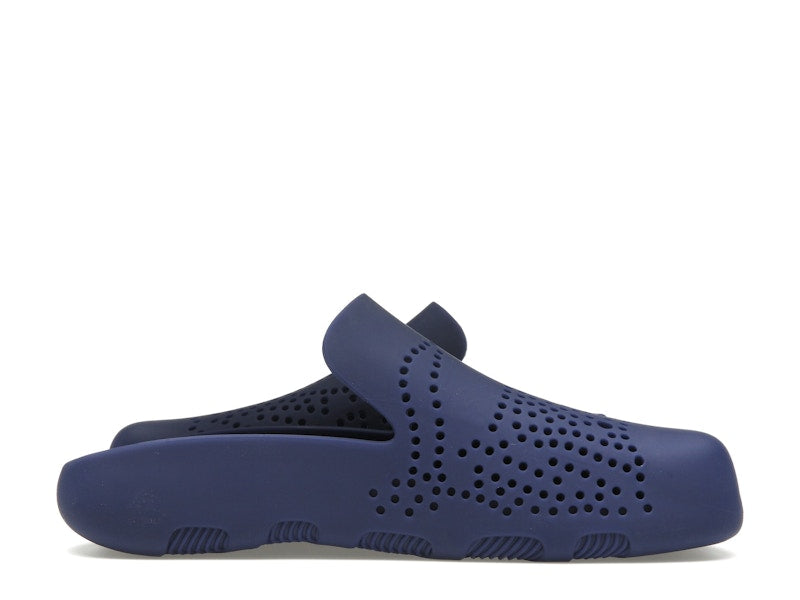 Burberry Stingray Perforated Slides Blue