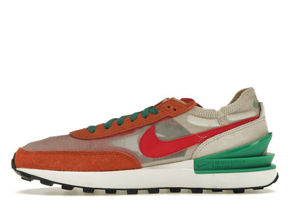 Nike Waffle One Burnt Sunrise Light Orewood Brown Malachite Mystic Hibiscus (Women's)
