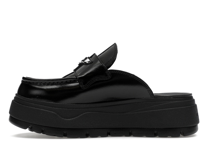 Jordan Mule Black Metallic Silver (Women's)