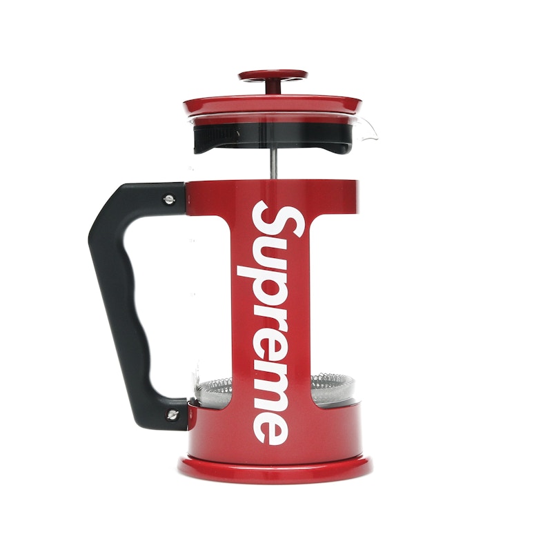 Supreme Bialetti 8-Cup French Press Red