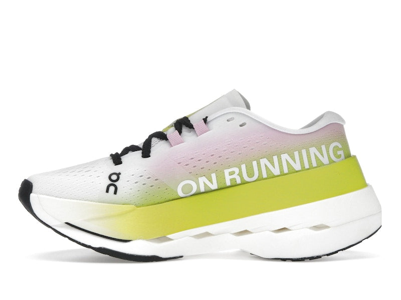 On Running Cloudboom Max Lime Raspberry