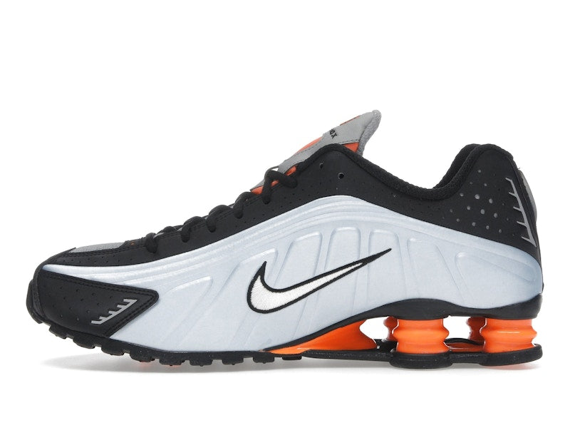 Nike Shox R4 Blue Tint Total Orange Black Metallic Silver (Women's)