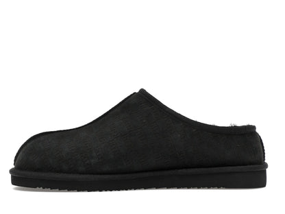Kith Kithmas Monogram Shearling Slippers Black