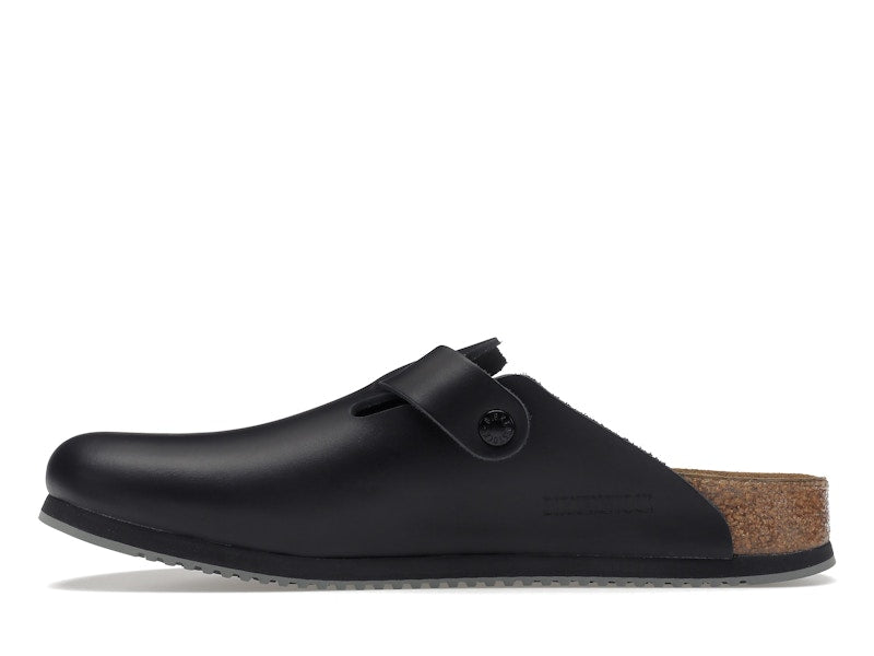 Birkenstock Boston Super Grip Leather Black