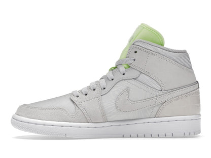 Jordan 1 Mid Vast Grey Ghost Green (Women's)