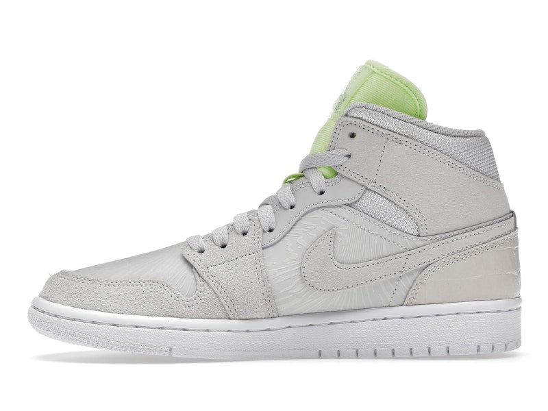 Jordan 1 Mid Vast Grey Ghost Green (Women's)