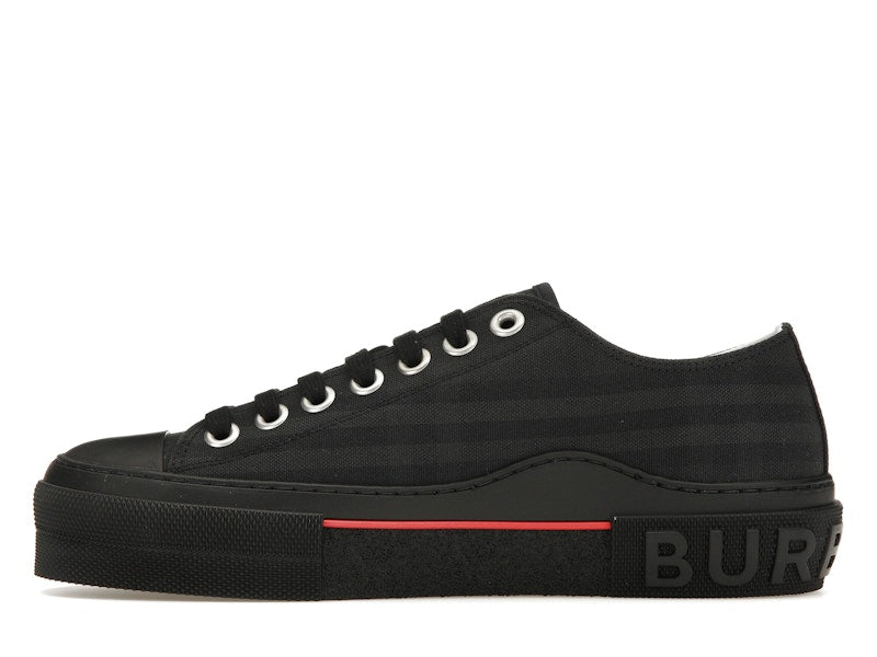 Burberry Vintage Check Canvas Low-Top Sneaker Dark Charcoal