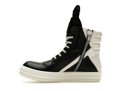 Rick Owens Strobe Geobasket High Black Milk
