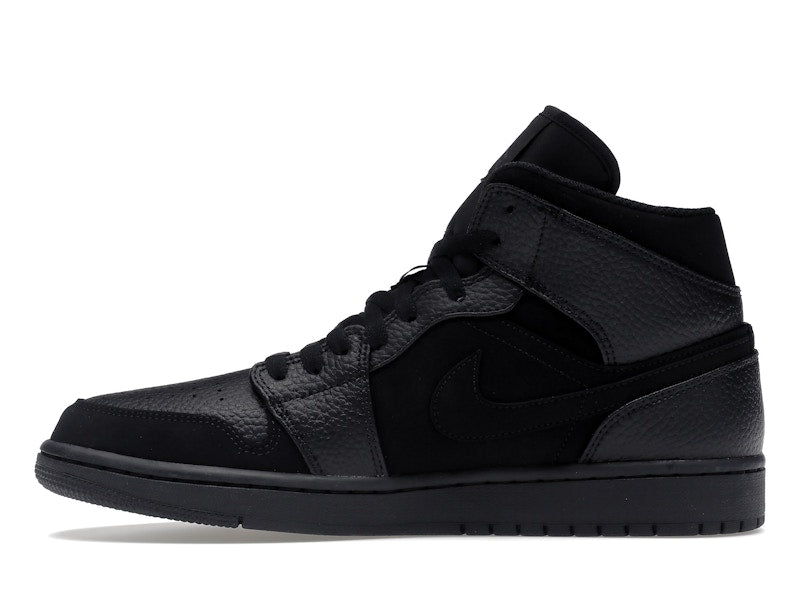 Jordan 1 Mid Black Dark Smoke Grey