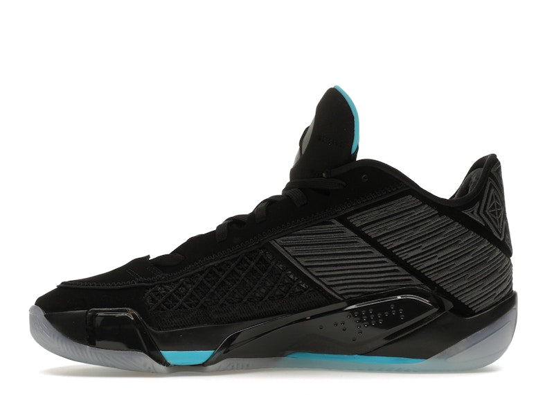 Jordan 38 Low Black Gamma Blue (Translucent Sole)