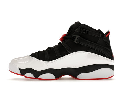Jordan 6 Rings Black White Varsity Red
