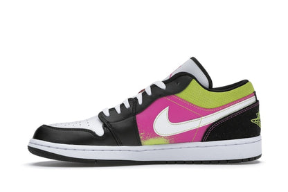 Jordan 1 Low Black Active Fuchsia Cyber