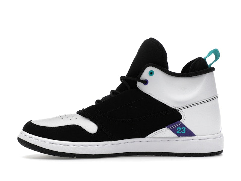 Jordan Fadeaway Black White Grape