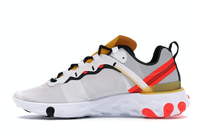 Nike React Element 55 White Black Crimson Gold