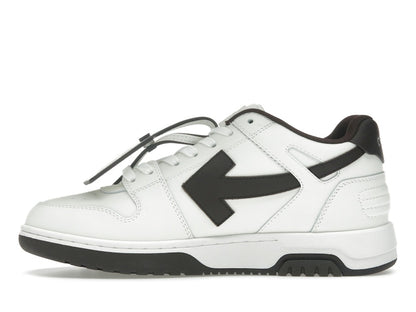 OFF-WHITE Out Of Office OOO Low Tops White Brown