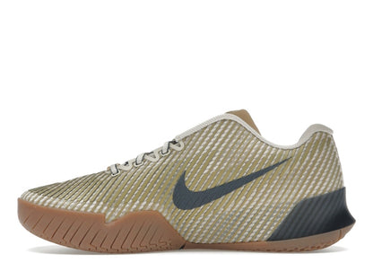Nike Court Vapor 11 HC Premium Sanddrift Thunder Blue Gum Medium Brown Metallic Gold