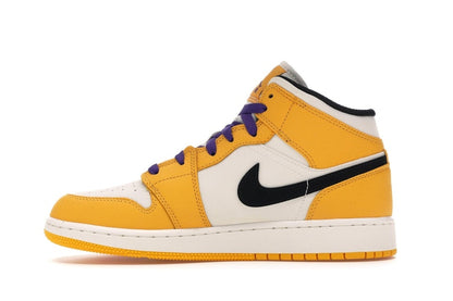 Jordan 1 Mid SE Lakers (GS)