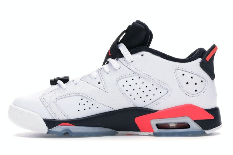 Jordan 6 Retro Low White Infrared 23 Black (GS)