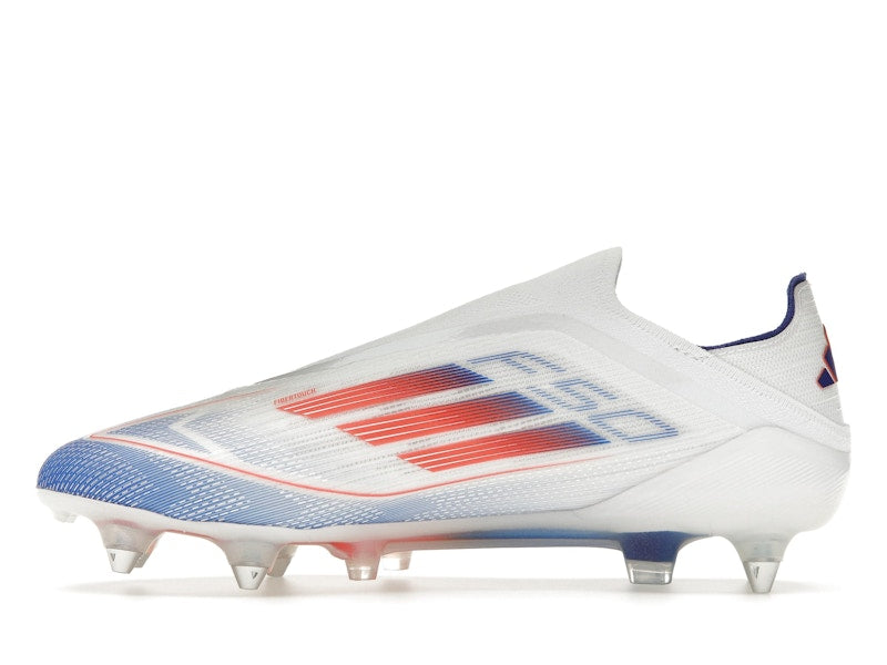 adidas F50 Elite Laceless SG Cloud White Solar Red Lucid Blue