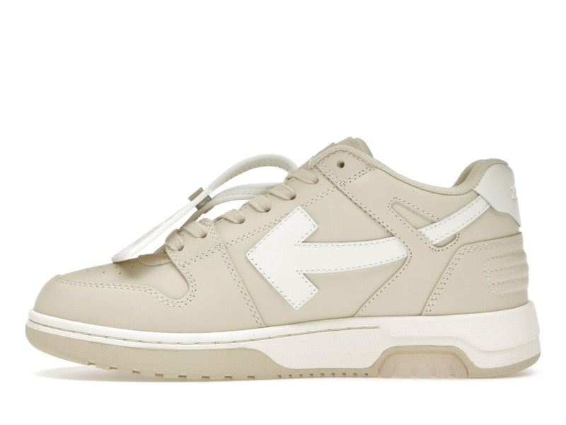 OFF-WHITE Out Of Office OOO Low Tops Angora White