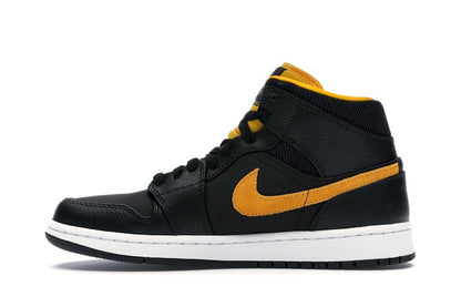 Jordan 1 Mid Black University Gold