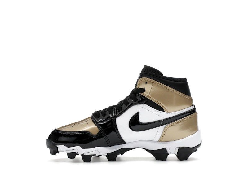 Jordan 1 Mid Cleat Patent Gold Toe (GS)