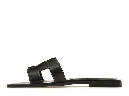 Hermes Oran Sandal Nior Box Calfskin Leather