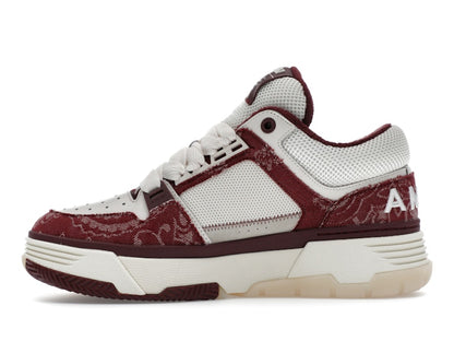 AMIRI MA-1 Bandana Denim Burgundy