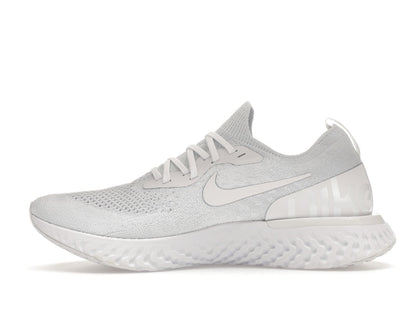 Nike Epic React Flyknit True White
