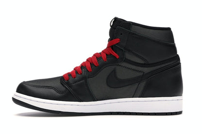 Jordan 1 Retro High Black Satin Gym Red