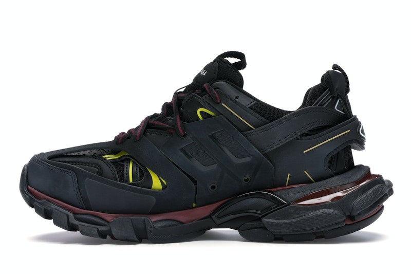 Balenciaga Track Trainers Black Bordeaux