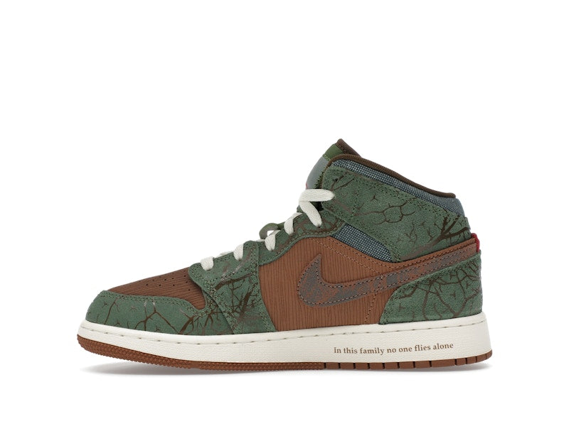 Jordan 1 Mid Treeline (GS)