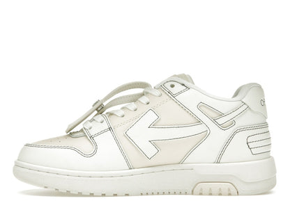 OFF-WHITE Out Of Office OOO Low Tops Cream White